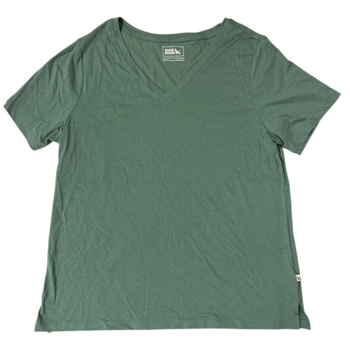 Eddie Bauer Women's Soft Cotton Short Sleeve V-Neck Classic T-Shirt