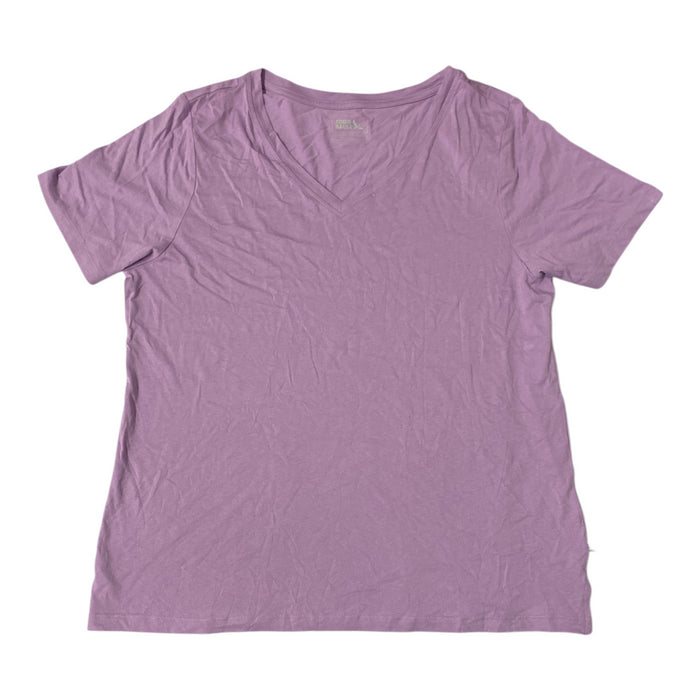 Eddie Bauer Women's Soft Cotton Short Sleeve V-Neck Classic T-Shirt