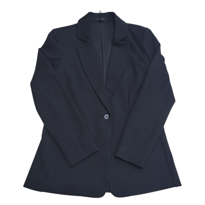 Express Women's Button Closure Lightweight Tailored Fit Ponte Blazer
