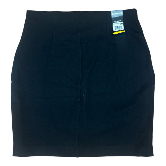 Express Women's Pull On Soft Stretch Ponte Sophisticated Mini Skirt