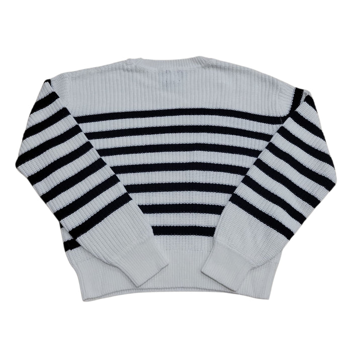 Gap Women's Soft Woven Fabric Pull-On Relaxed Fit Crewneck Sweater