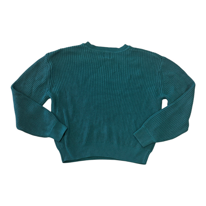 Gap Women's Soft Woven Fabric Pull-On Relaxed Fit Crewneck Sweater