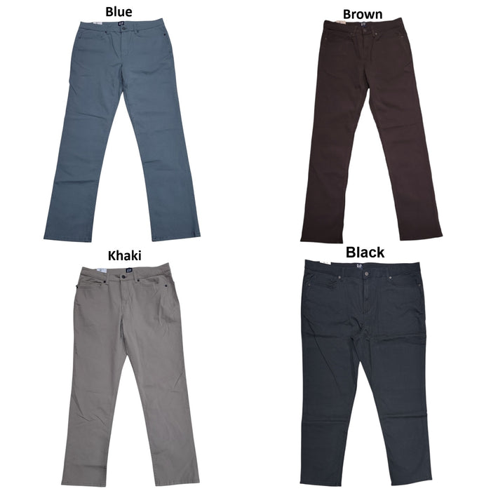 Gap Men's Slim Fit Stretch Woven Fabric Easy Care 5-Pocket Pant