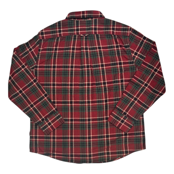 Eddie Bauer Men's Lightweight Button Down Classic Plaid Flannel Shirt