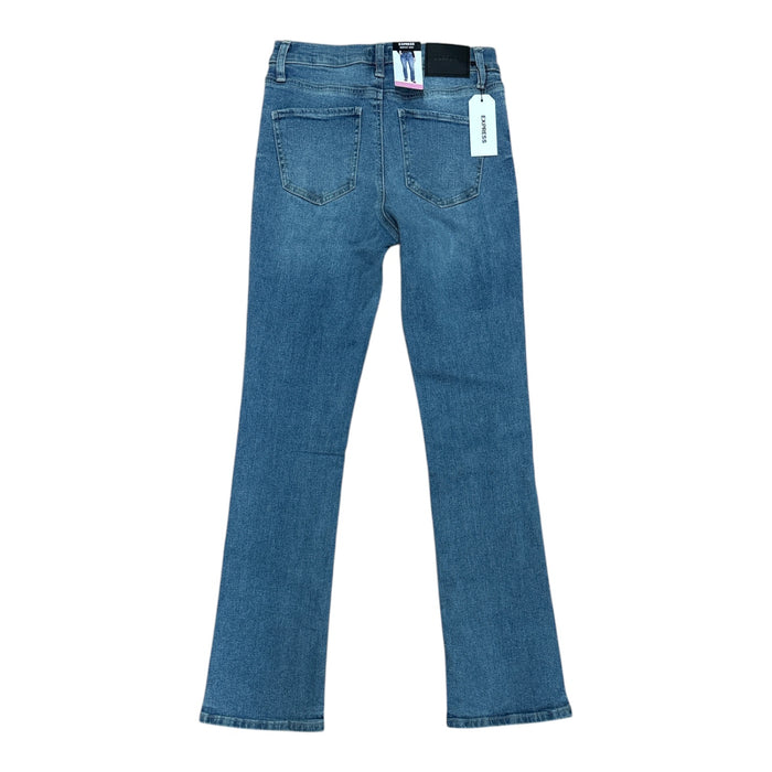 Express Women's Mid-Rise Comfy Stretch Bootcut 5 Pocket Jean