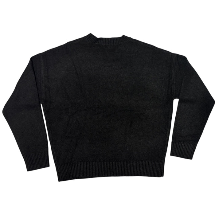 Express Women's Long Sleeve Knitted Embellished Sweater