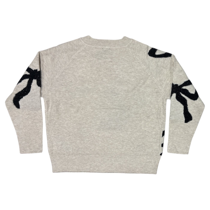 Express Women's Long Sleeve Knitted Embellished Sweater