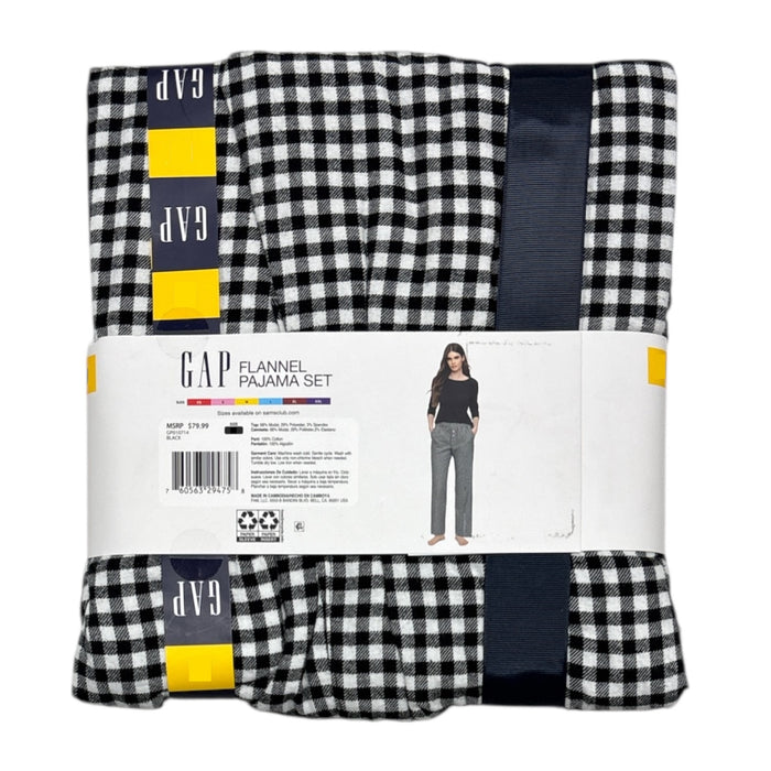 Gap Women's Relaxed Fit Soft Brushed Flannel Pajama Set, 2-Piece