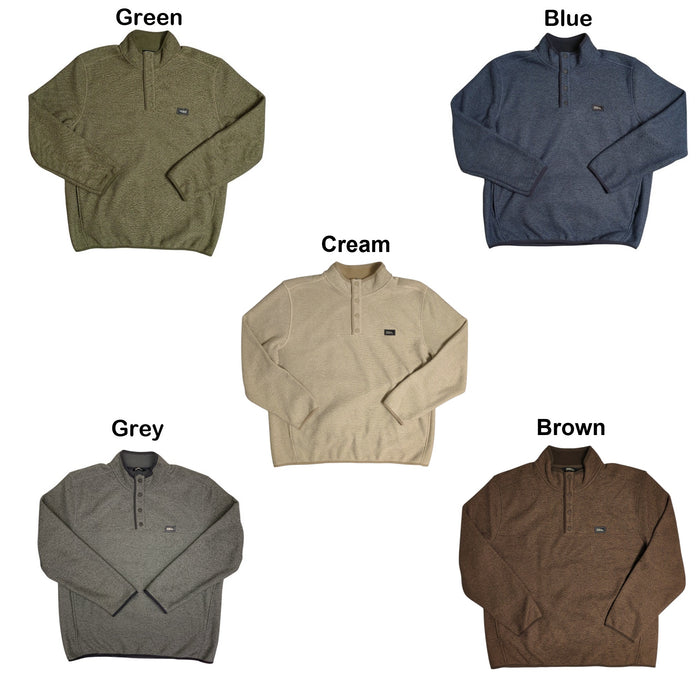 Eddie Bauer Men's Relaxed Fit Bonded Fleece Mock Neck Sweater