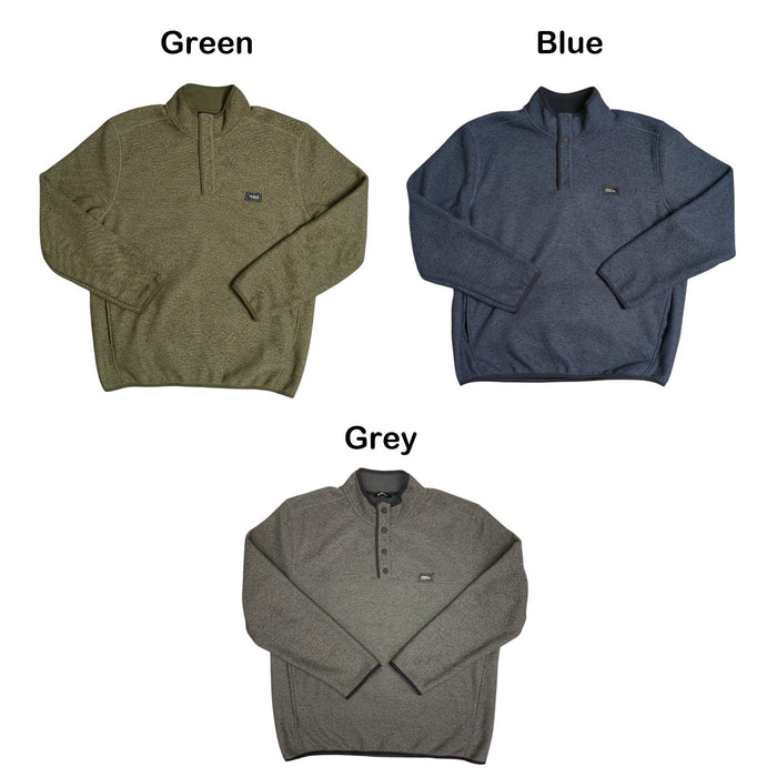 Eddie Bauer Men's Relaxed Fit Bonded Fleece Mock Neck Sweater