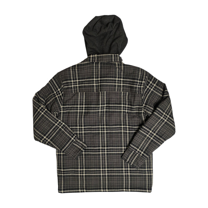 Eddie Bauer Men's Lightweight Hooded Full Zip Shirt Jacket