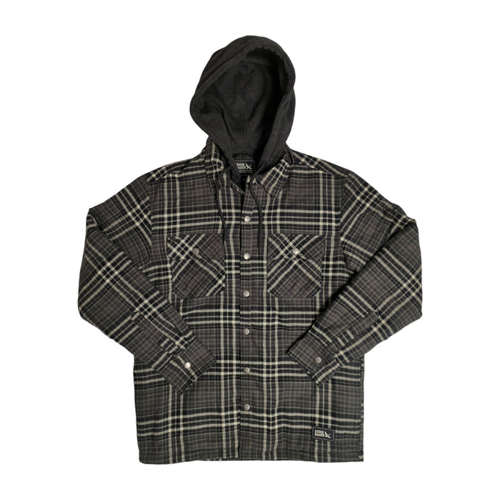 Eddie Bauer Men's Lightweight Hooded Full Zip Shirt Jacket