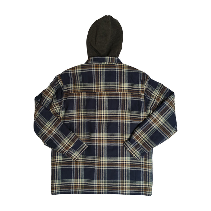 Eddie Bauer Men's Lightweight Hooded Full Zip Shirt Jacket
