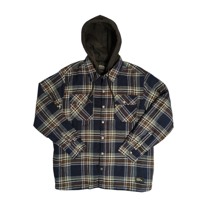 Eddie Bauer Men's Lightweight Hooded Full Zip Shirt Jacket