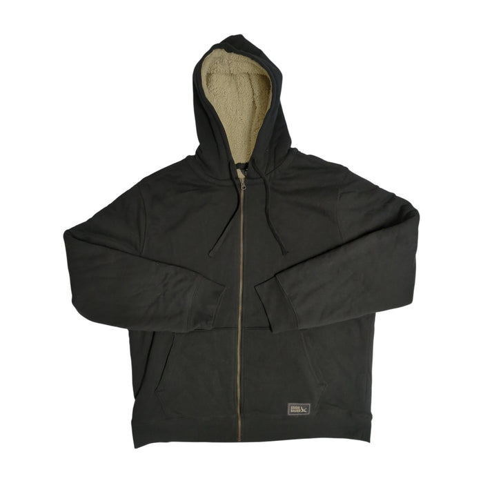 Eddie Bauer Men's Faux Shearling Lined Relaxed Fit Full Zip Hoodie