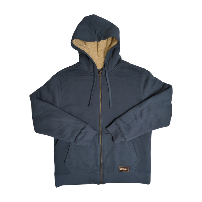 Eddie Bauer Men's Faux Shearling Lined Relaxed Fit Full Zip Hoodie