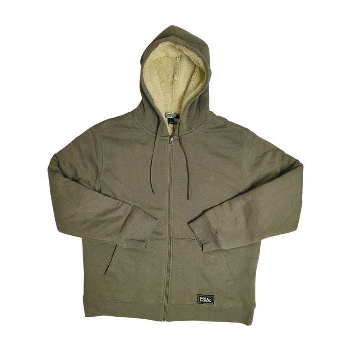 Eddie Bauer Men's Faux Shearling Lined Relaxed Fit Full Zip Hoodie