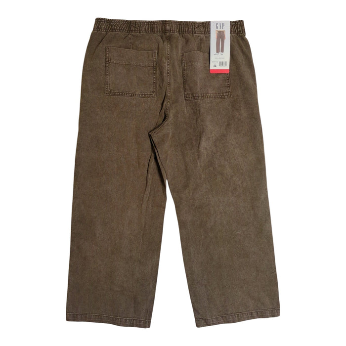 Gap Women's 100% Cotton Relaxed Fit Wide Leg Lightweight Pull-On Pant