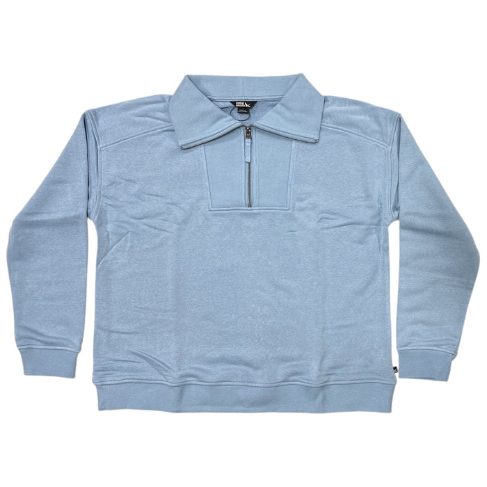 Eddie Bauer Women's Drop Shoulder Collared Quarter Zip Casual Pullover