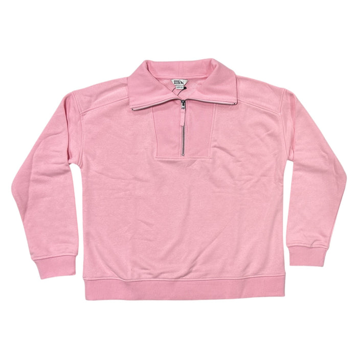 Eddie Bauer Women's Drop Shoulder Collared Quarter Zip Casual Pullover