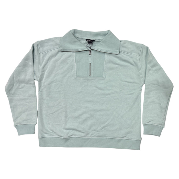 Eddie Bauer Women's Drop Shoulder Collared Quarter Zip Casual Pullover