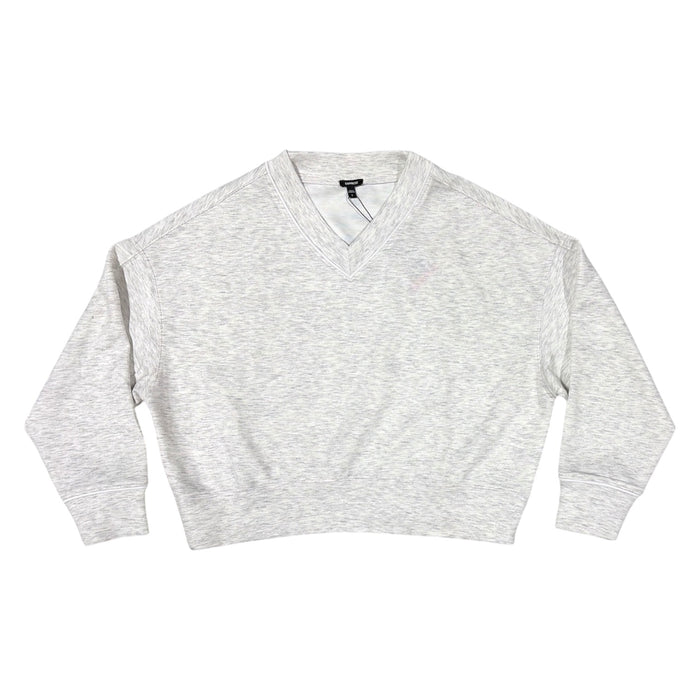Express Women's Soft Double Knit Losse Fit V-Neck Pullover Sweatshirt
