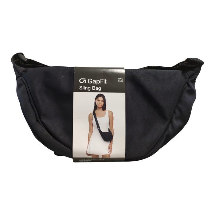 GapFit Adult Lightweight Cresent Shaped 100% Nylon Sling Bag