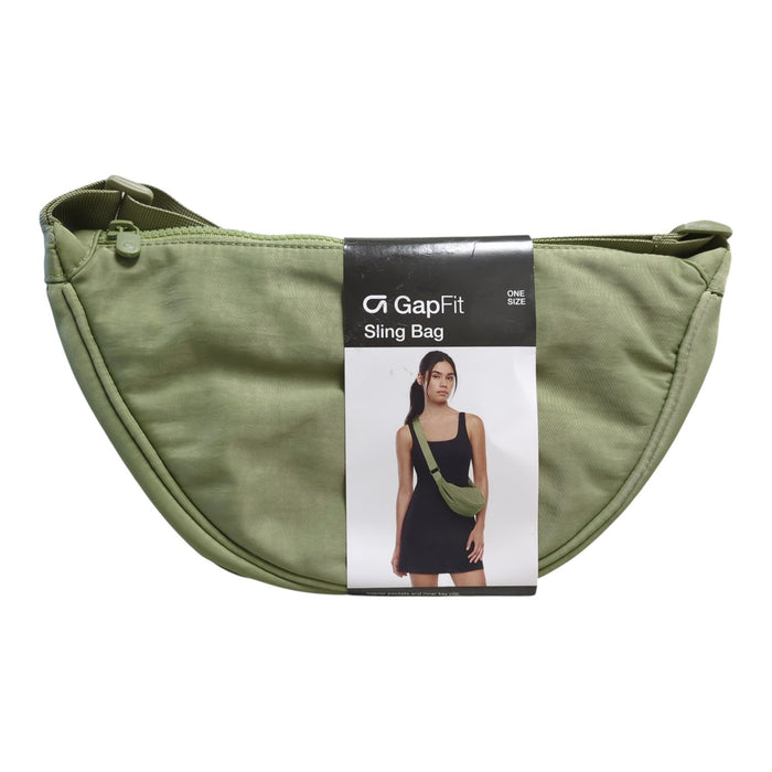 GapFit Adult Lightweight Cresent Shaped 100% Nylon Sling Bag