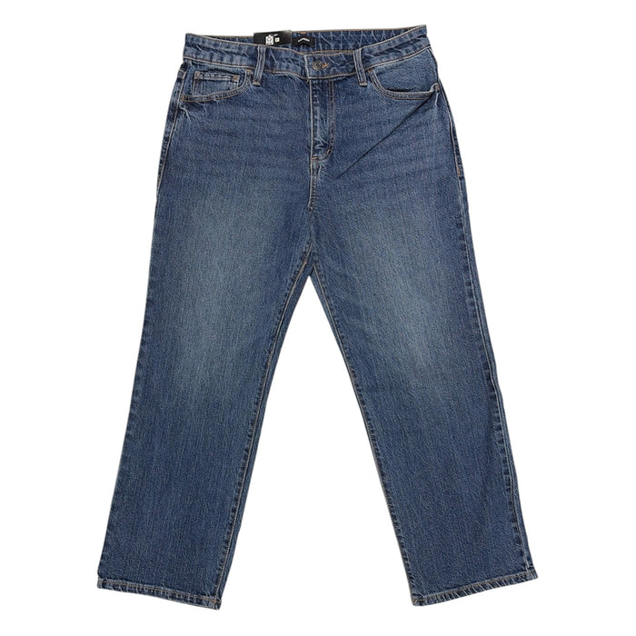 Express Women's Regular Fit High Rise Straight Leg Ankle Jean