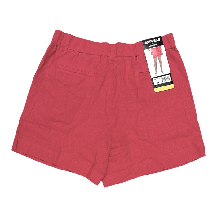 Express Women's Classic Fit Lightweight Linen Blend Short