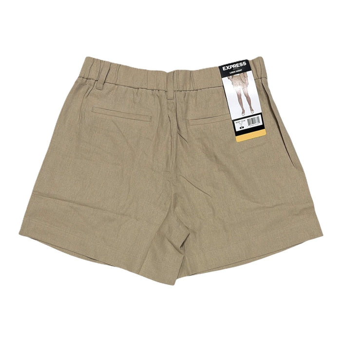 Express Women's Classic Fit Lightweight Linen Blend Short