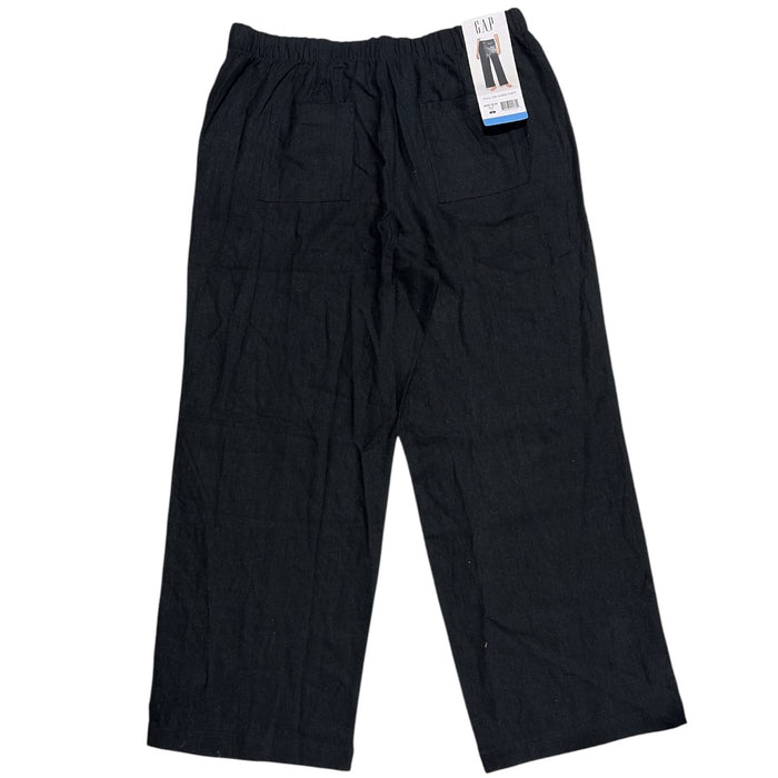 Gap Women's Lightweight Relaxed Fit Wide Leg Linen Blend Pull-On Pant
