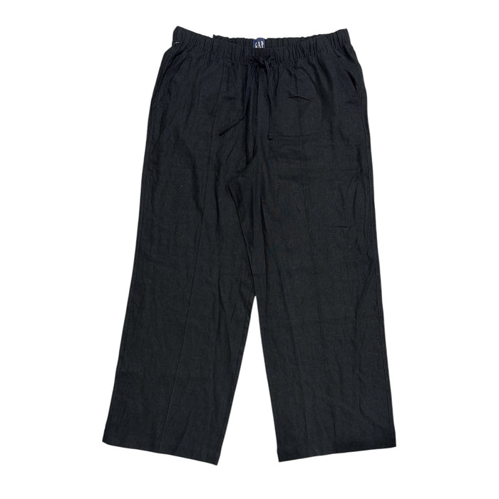 Gap Women's Lightweight Relaxed Fit Wide Leg Linen Blend Pull-On Pant