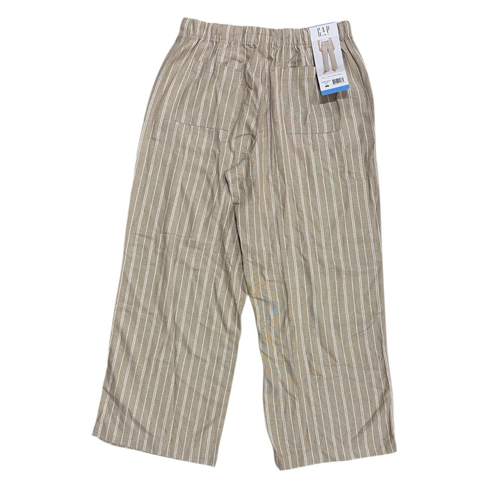 Gap Women's Lightweight Relaxed Fit Wide Leg Linen Blend Pull-On Pant
