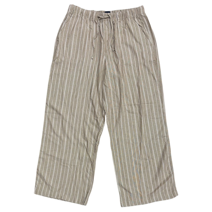 Gap Women's Lightweight Relaxed Fit Wide Leg Linen Blend Pull-On Pant