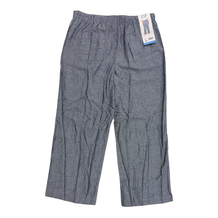 Gap Women's Lightweight Relaxed Fit Wide Leg Linen Blend Pull-On Pant