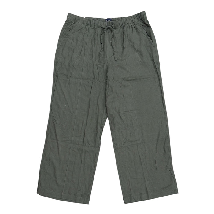 Gap Women's Lightweight Relaxed Fit Wide Leg Linen Blend Pull-On Pant