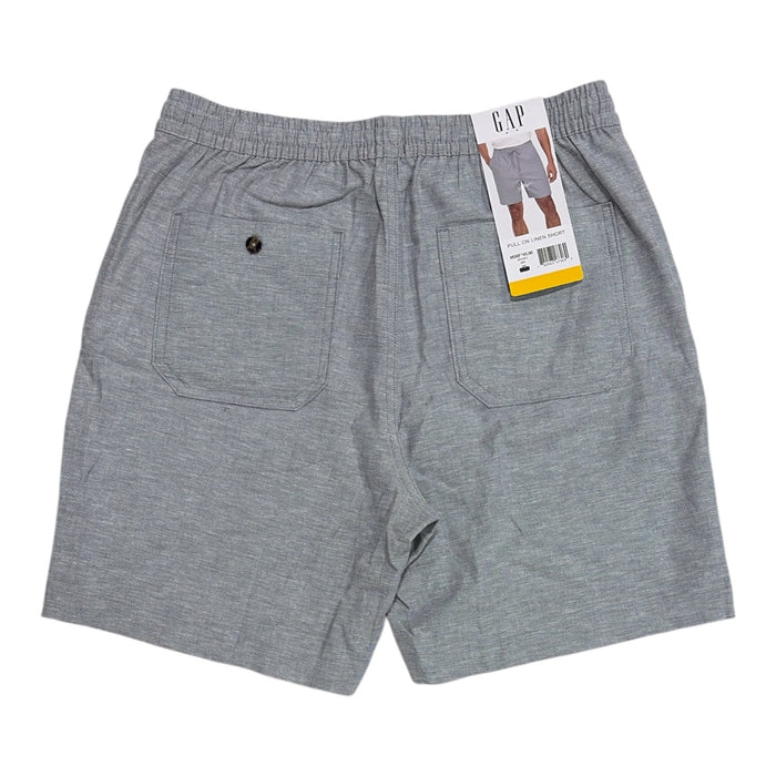 Gap Men's Breathable Soft Woven Linen Pull-On Easy Fit Short