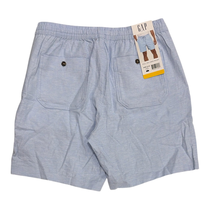 Gap Men's Breathable Soft Woven Linen Pull-On Easy Fit Short