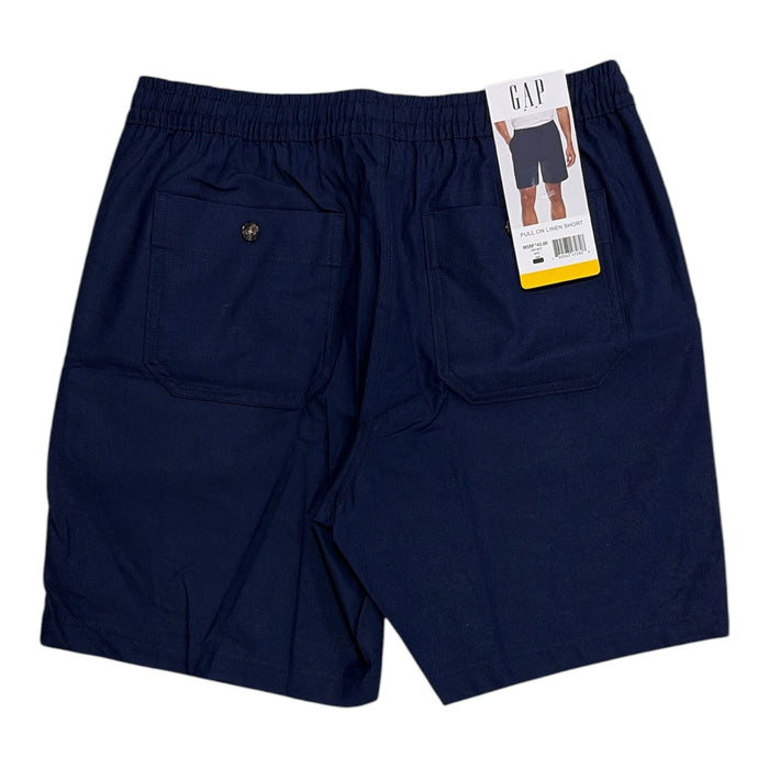 Gap Men's Breathable Soft Woven Linen Pull-On Easy Fit Short