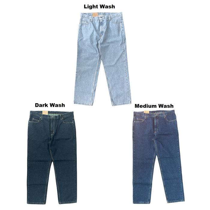 Member's Mark Men's Heavy Weight Relaxed Fit 5-Pocket Denim Jeans