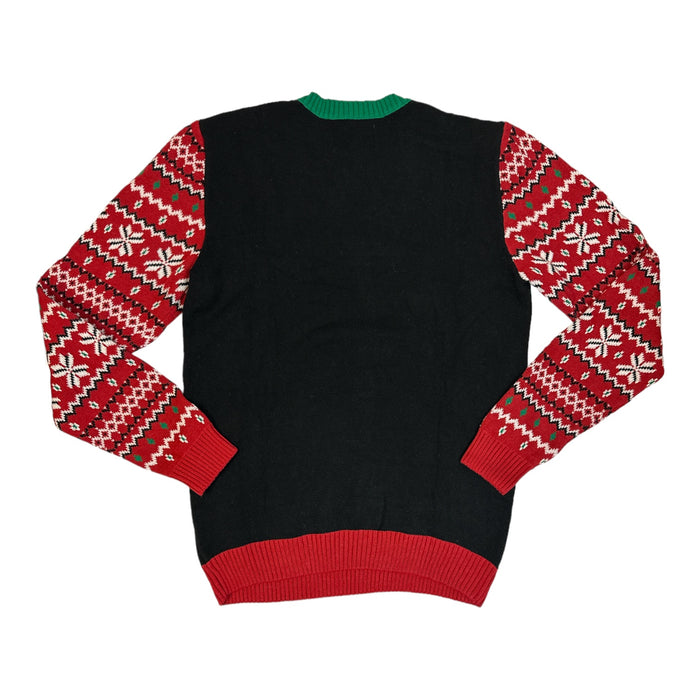 Ugly Christmas Sweater Unisex Adult Crewneck Light-Up Polar Bear Sweater