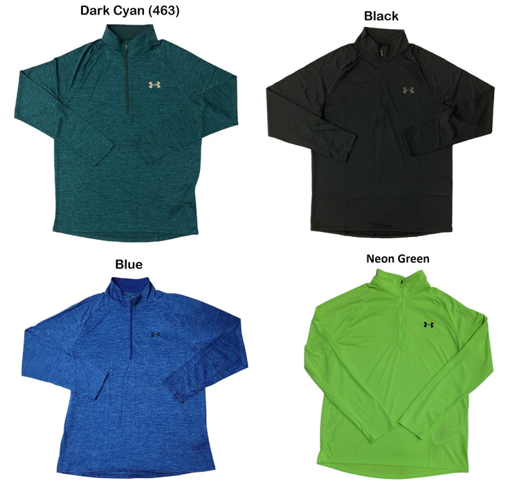 Under Armour Men's UA Tech 1/2 Zip Moisture Wicking Pullover Shirt, 1328495