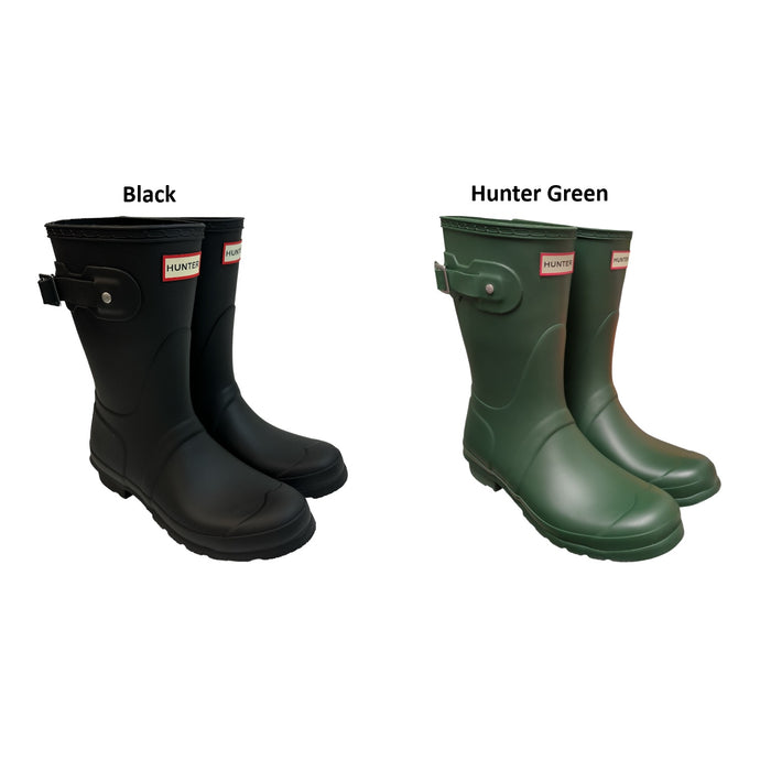 Hunter Women's Original Short Pull-On Waterproof Rubber Rain Boots