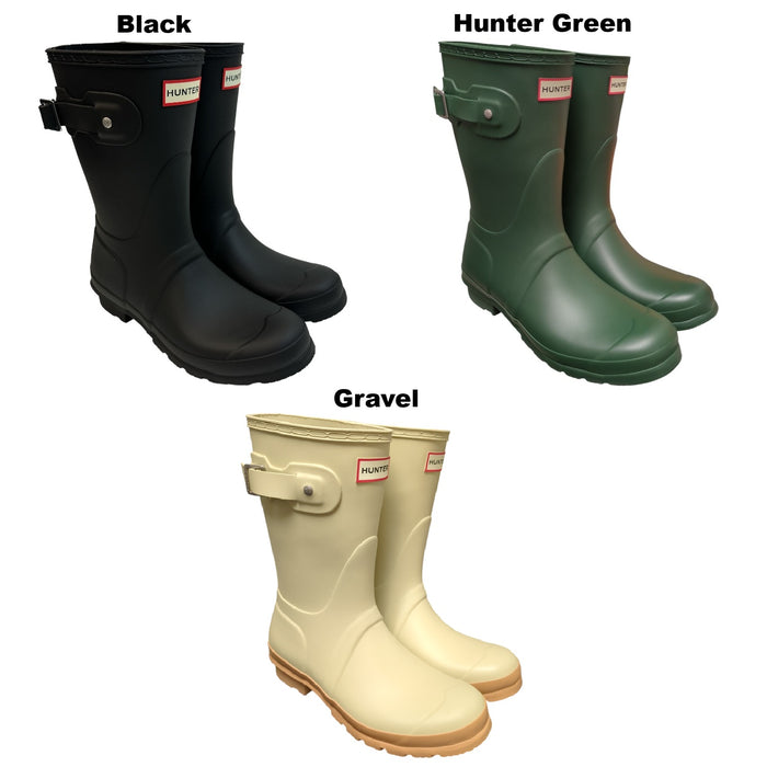 Hunter Women's Original Short Pull-On Waterproof Rubber Rain Boots