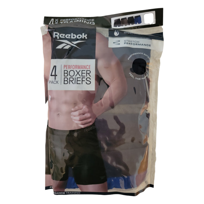 Reebok Men's Speedwick Performance Training Boxer Briefs 4 Pack