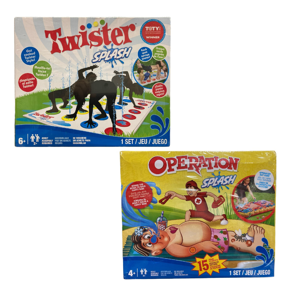 Hasbro Twister Splash & Operation Splash Family Bundle — Ewirelessgear