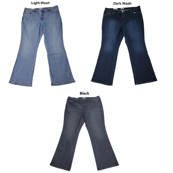 Nine West Women's Plus Soft Bootcut 31" Inseam Jeans