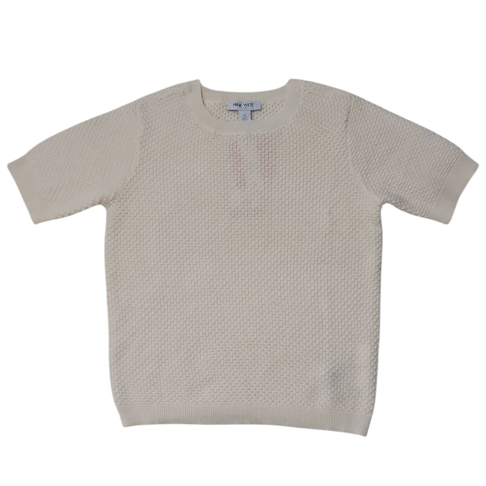 Nine West Women's Soft Honeycomb Knit Spring Sweater