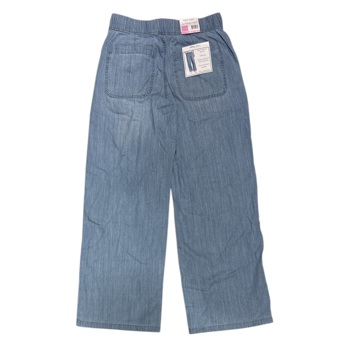 Nine West Women's Relaxed Fit Lightweight Wide Leg Denim Jean